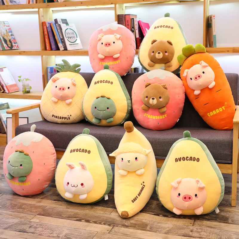 Avocado Plush Toy Manufacturer - OEM Custom Fruit Animal Design