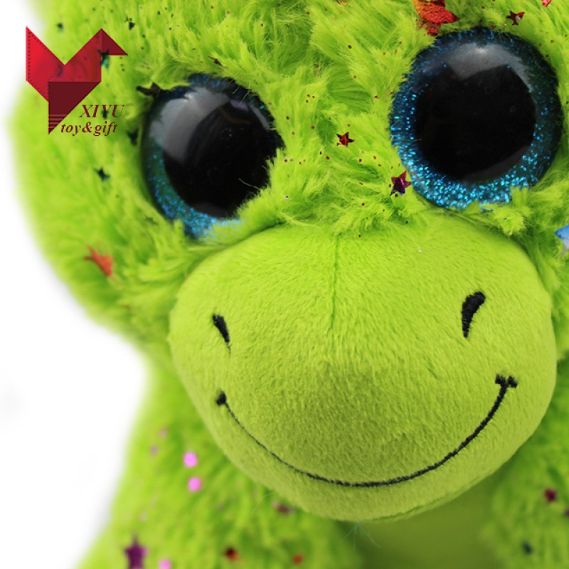 Green Unicorn Plush Supplier - OEM Custom Sequins Filled Toy