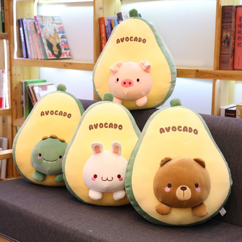 Avocado Plush Toy Manufacturer - OEM Custom Fruit Animal Design