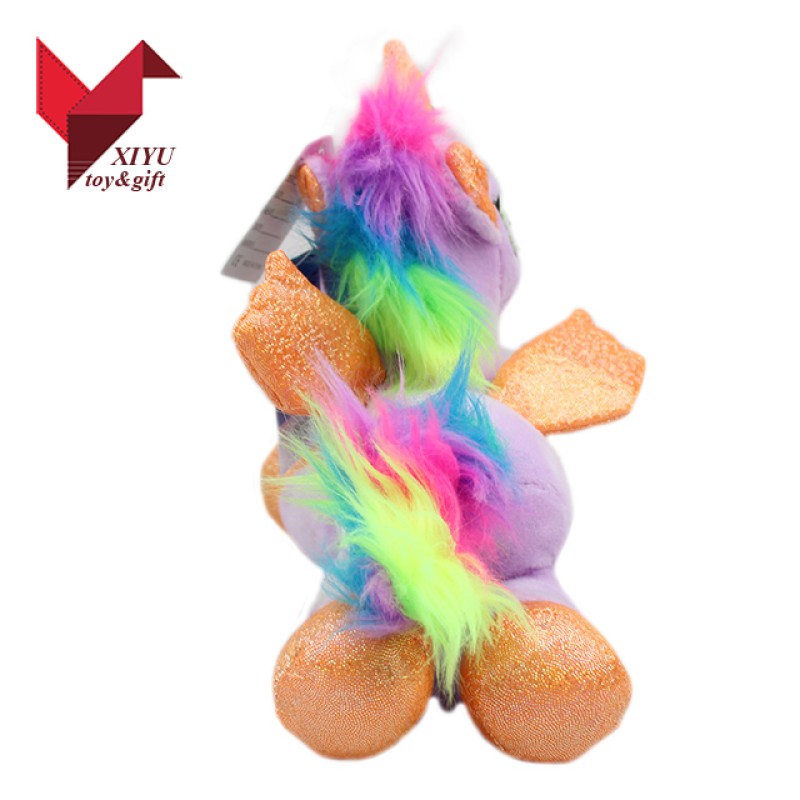 Unicorn Plush Supplier - OEM Custom Pink Purple Rainbow Tail