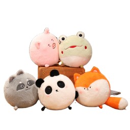 Round Plush Pillow Manufacturer - OEM Custom Panda Cat Design