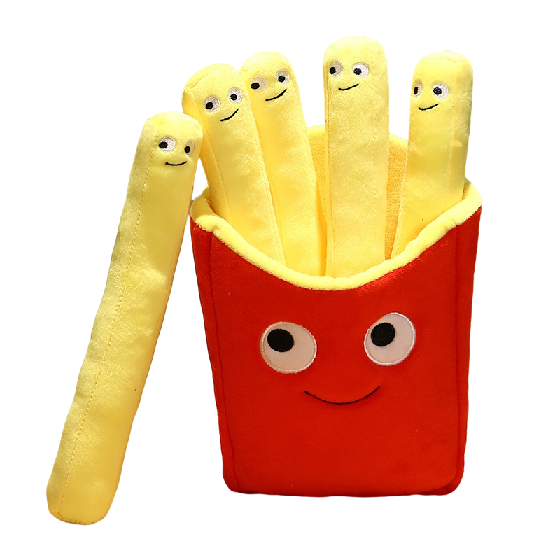 French Fries Plush Supplier - OEM Custom Kawaii Food Shape
