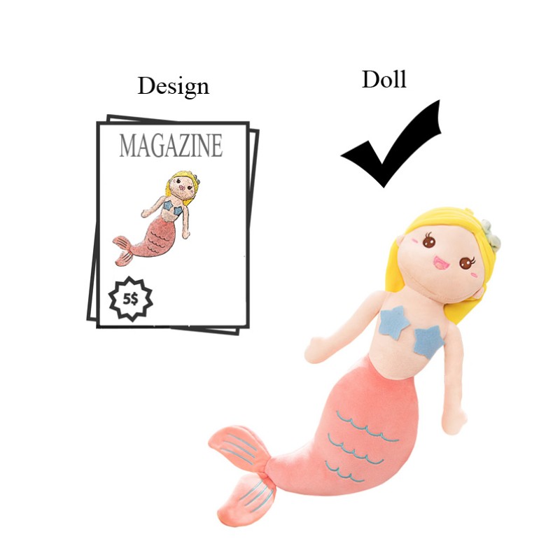 Mermaid Plush Toy Manufacturer - OEM Custom 5-13 Years Kids