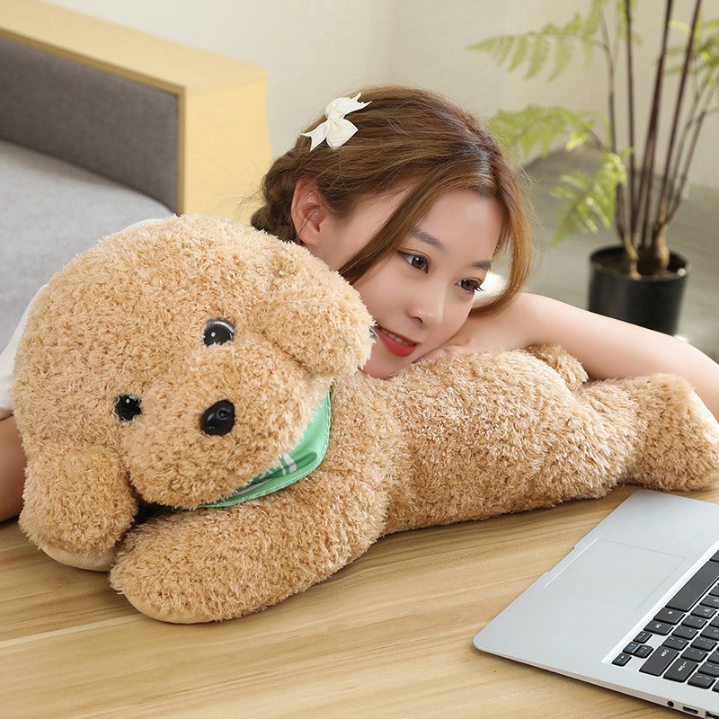 Teddy Dog Plush Factory - OEM Custom Lying Puppy Stuffed Animal