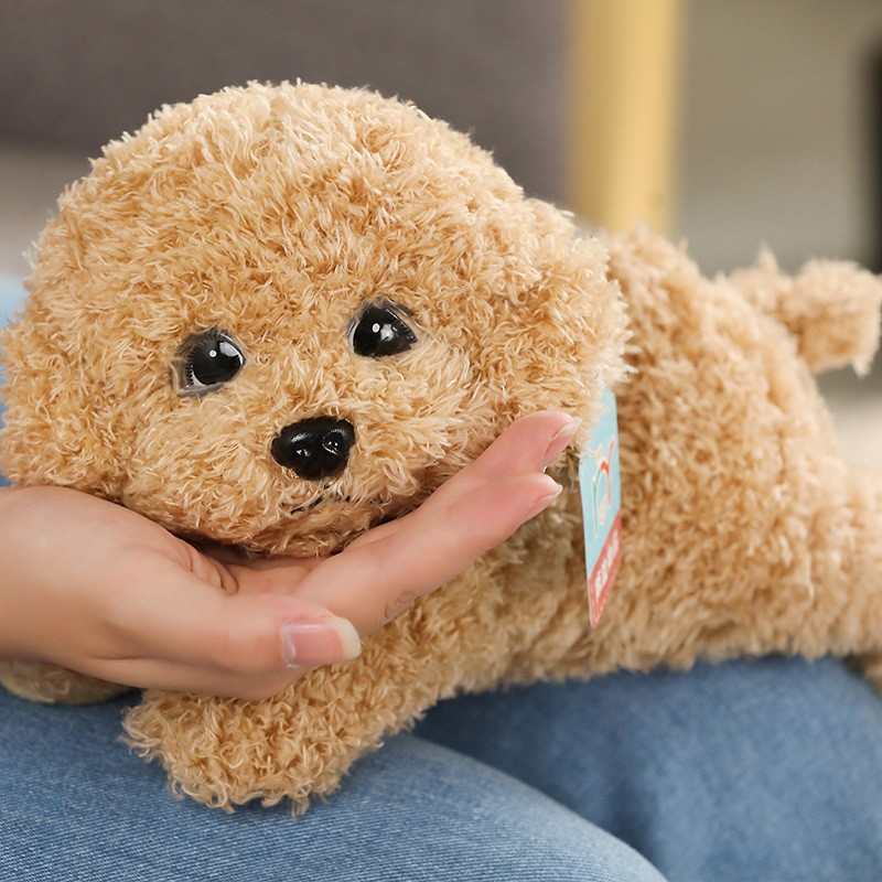 Teddy Dog Plush Factory - OEM Custom Lying Puppy Stuffed Animal