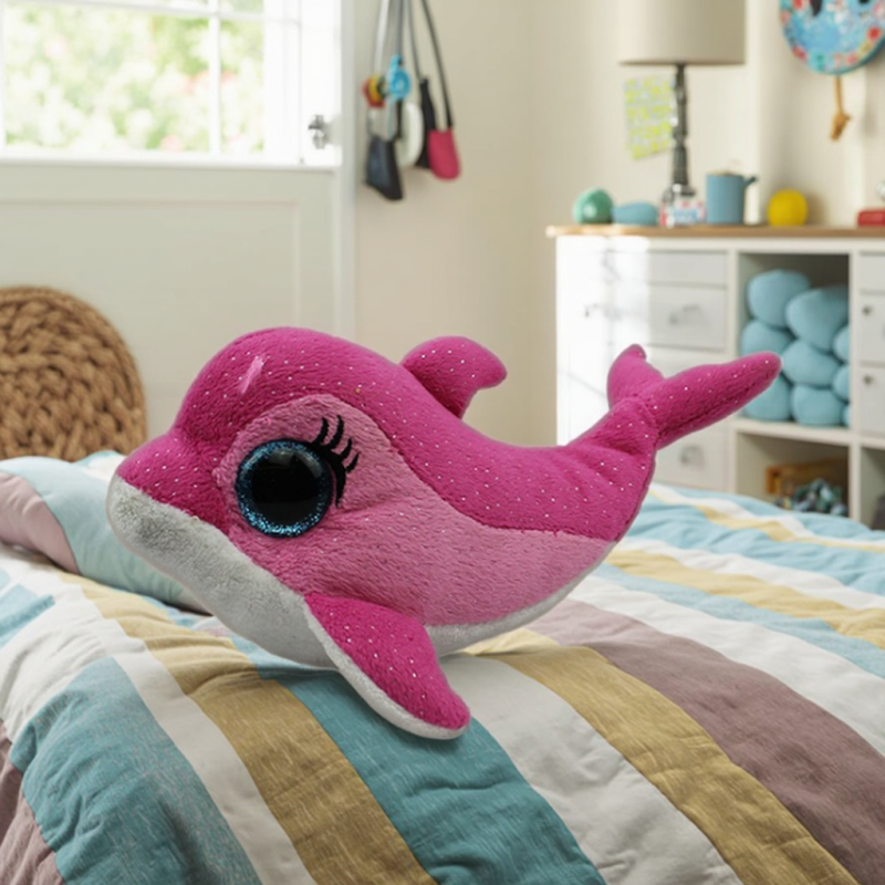 Pink Dolphin Plush Factory - OEM Custom Soft Stuffed Sea Animal