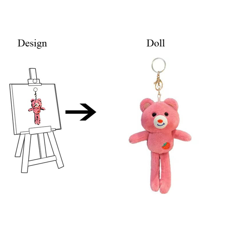 Fox Plush Keychain Manufacturer - OEM Custom Animal Stuffed Toy