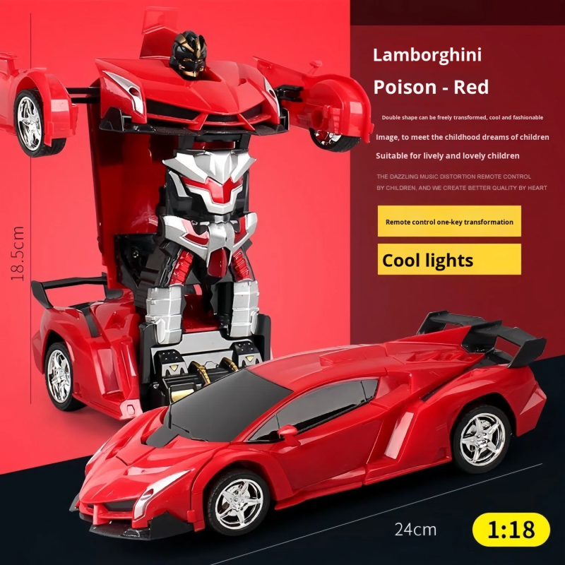 Remote Control Car Factory - Transforming Robot Police