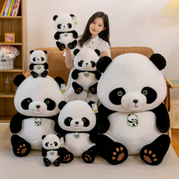 Panda Plush Manufacturer - Black White Rag Doll