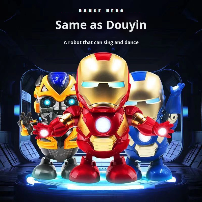 Robot Toy Manufacturer - Iron Man Dancing Singing Light