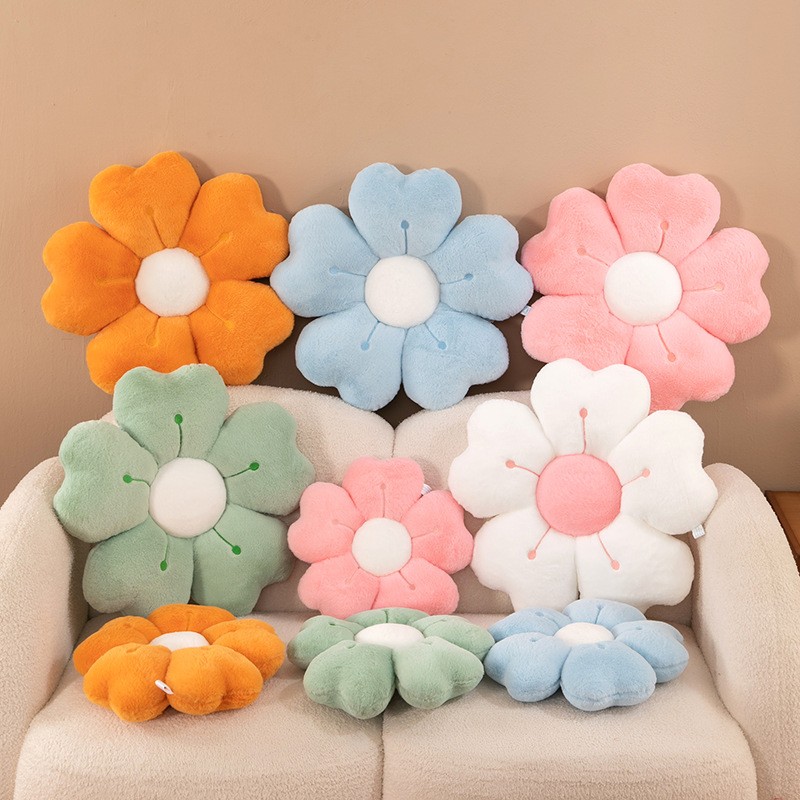 Cushion Factory - 3D Embroidered Chrysanthemum Sofa Pillow