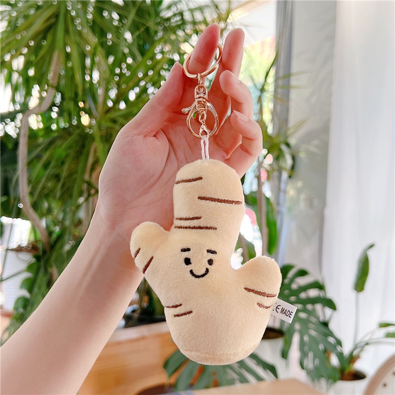 Plush Toy Factory - Garlic Chili Onion Keychain Pendant