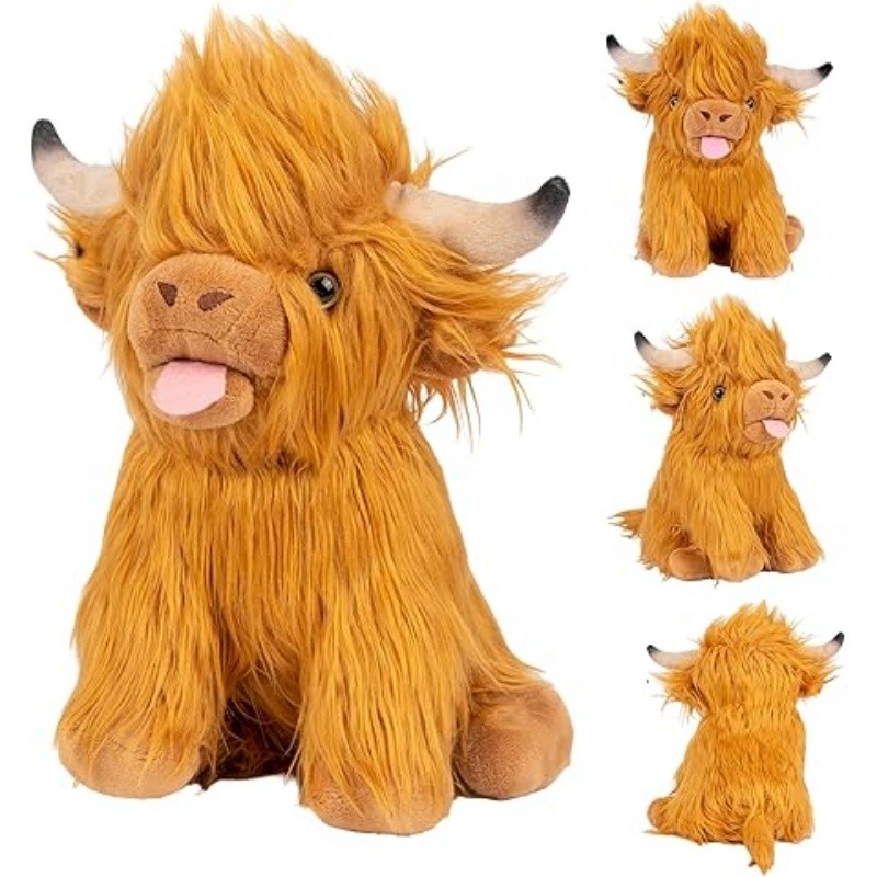 Plush Toy Factory - OEM/ODM Highland Cow Tshirt Keychains