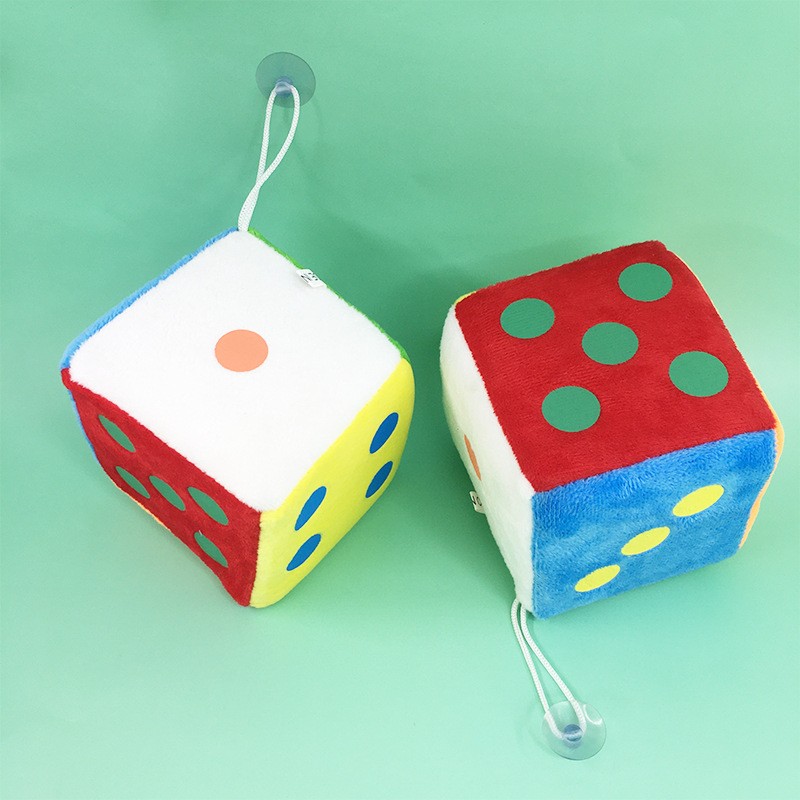 Plush Toy Factory - 10cm Dice Toy PP Cotton Pendant