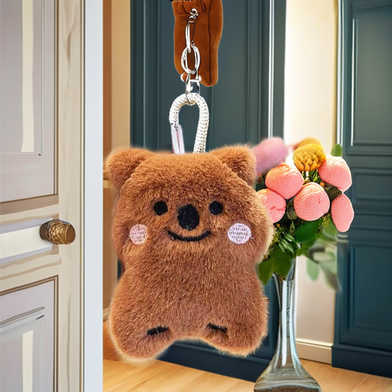 Keychain Factory - 10cm Teddy Bear Custom Logo Keychain