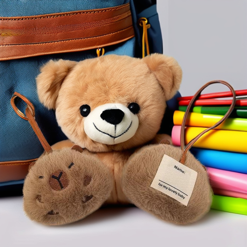 Keychain Manufacturer - Custom Plush Bear Rabbit Keychain