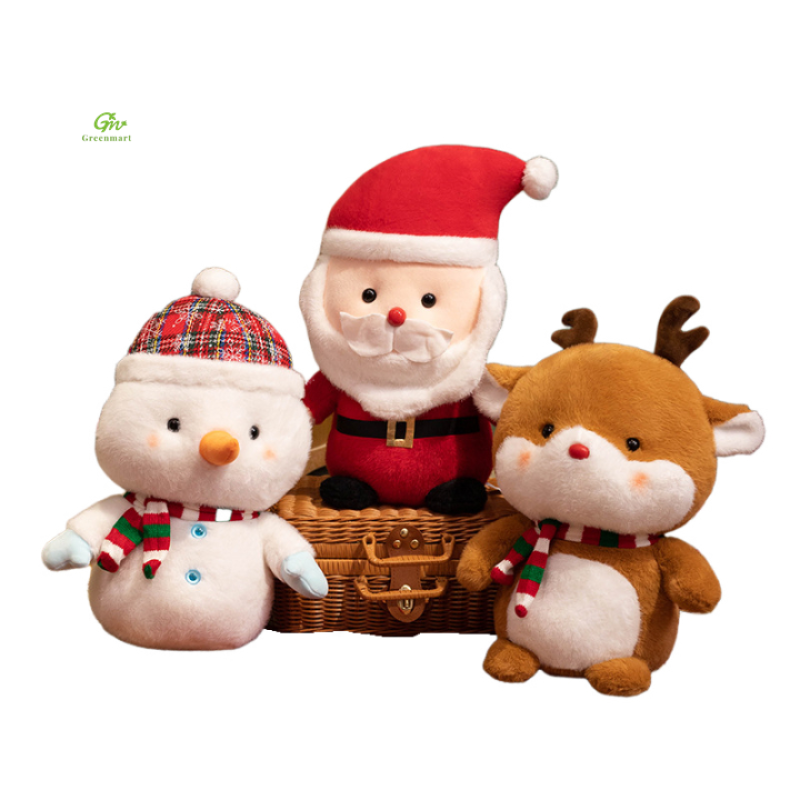Plush Toy Factory - Custom Santa Claus Snowman Elk Plush