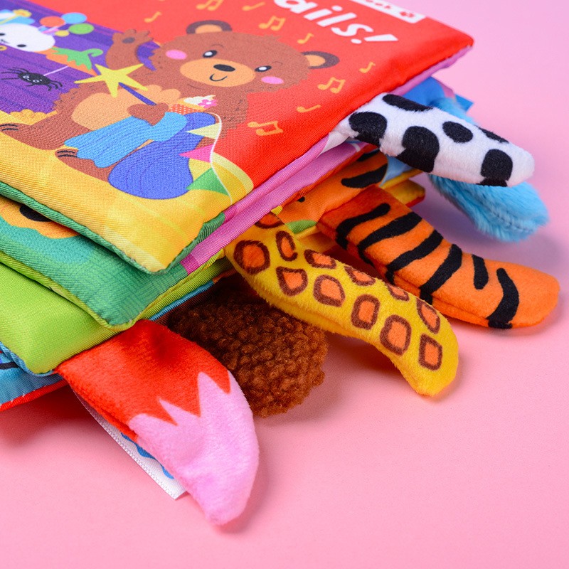 Educational Toy Factory - Plush Doll with Ring Tail Book