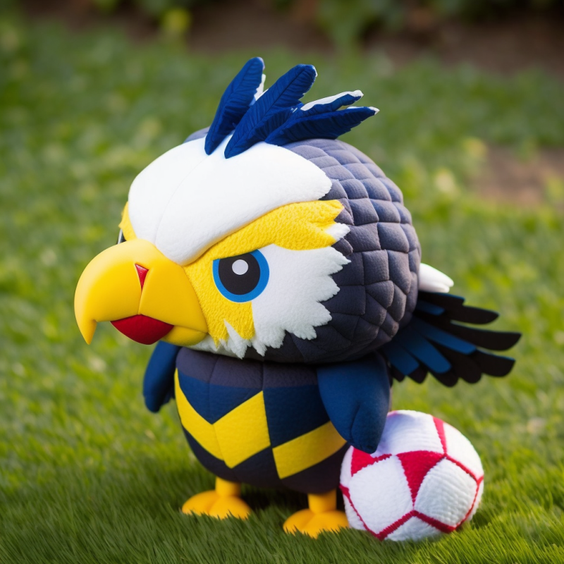 Plush Toy Factory - Soft Soccer Plush with Mesh Lining