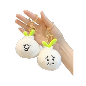 Plush Toy Factory - Garlic Chili Onion Keychain Pendant