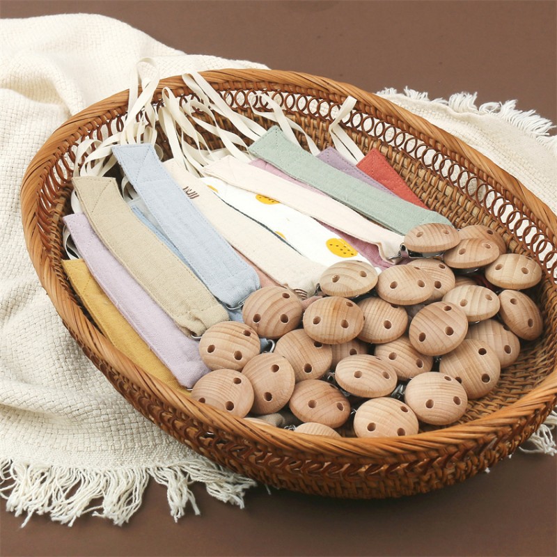 Baby Accessories Factory - Wooden Pacifier Clip Plush Toys