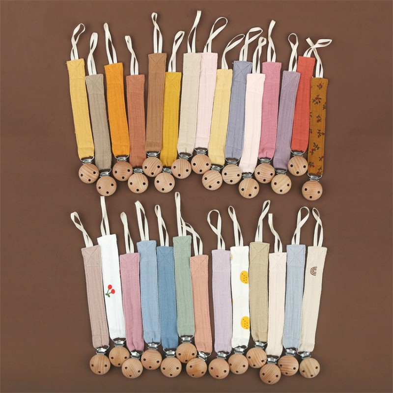 Baby Accessories Factory - Wooden Pacifier Clip Plush Toys