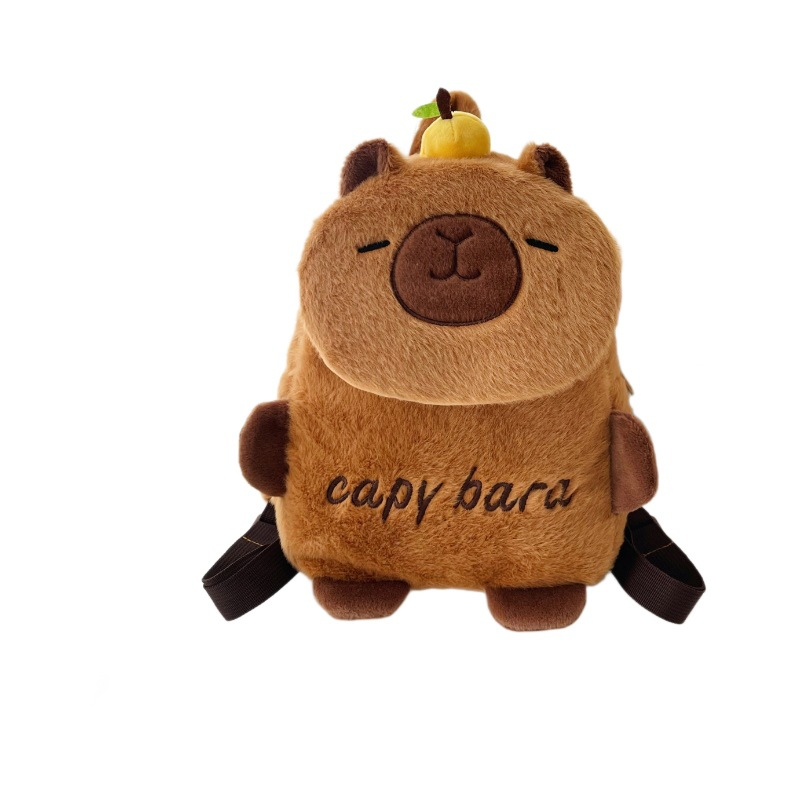 Plush Backpack Supplier - OEM Custom Kapi Bara Design