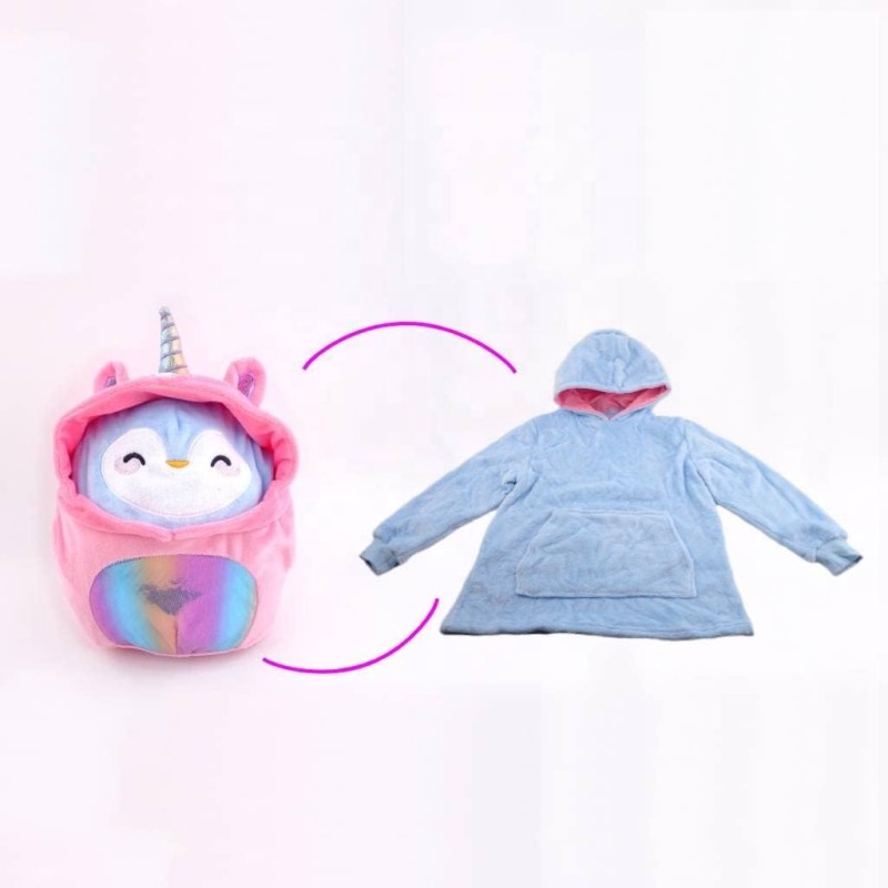 Pillow Hoodie Supplier - OEM Custom 2 in 1 Fleece Wear