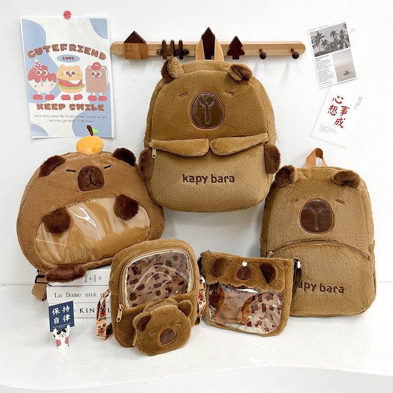 Capybara Bag Manufacturer - OEM Custom Transparent Plush Doll