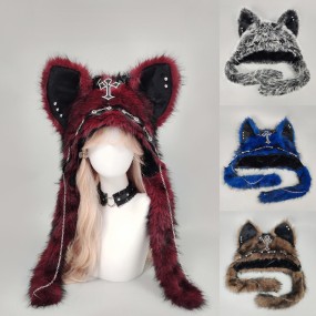 Cat-Ear Beanie Manufacturer - OEM Custom 3D Punk Rock Hat