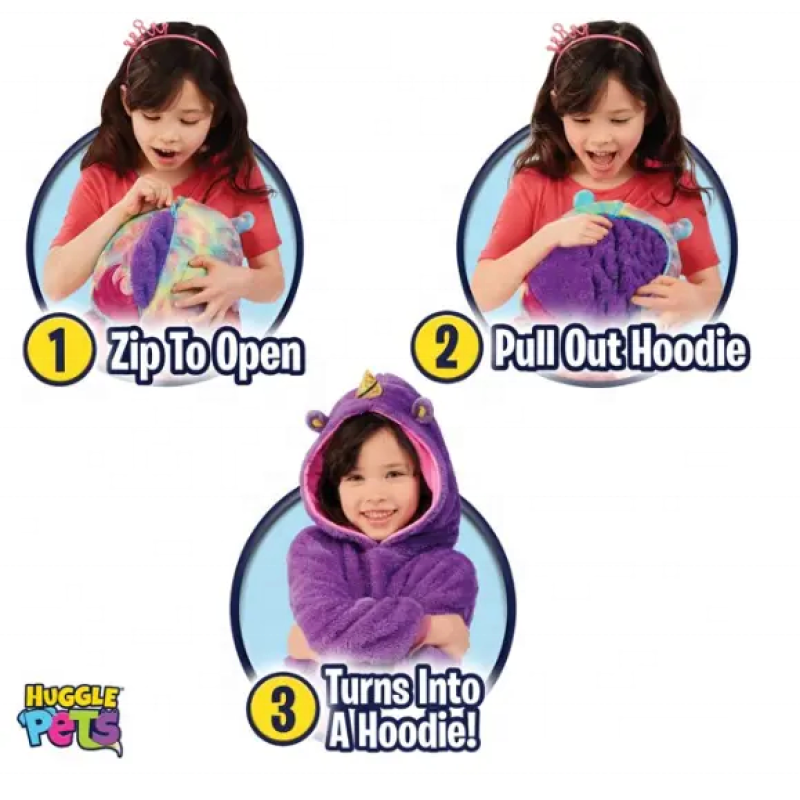 Unicorn Doll Supplier - OEM Custom Stuffed Reversible Hoodie