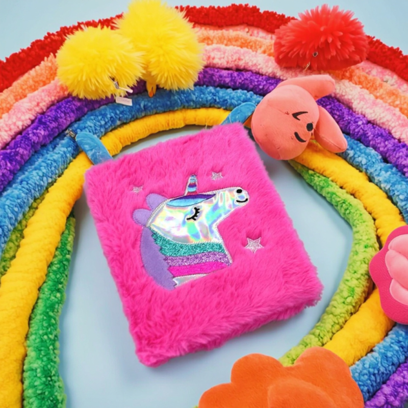 Notebook Cover Supplier - OEM Custom A5 Plush Journal