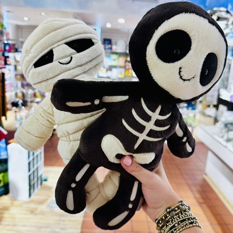 Skull Pumpkin Plush Supplier - OEM Custom Halloween Decor