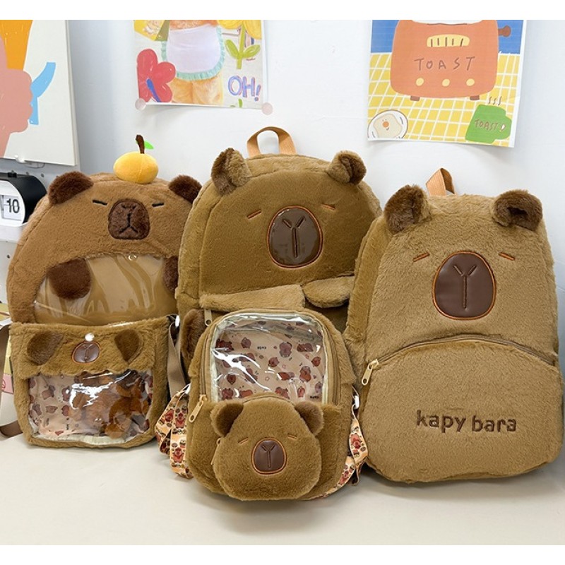 Capybara Bag Manufacturer - OEM Custom Transparent Plush Doll