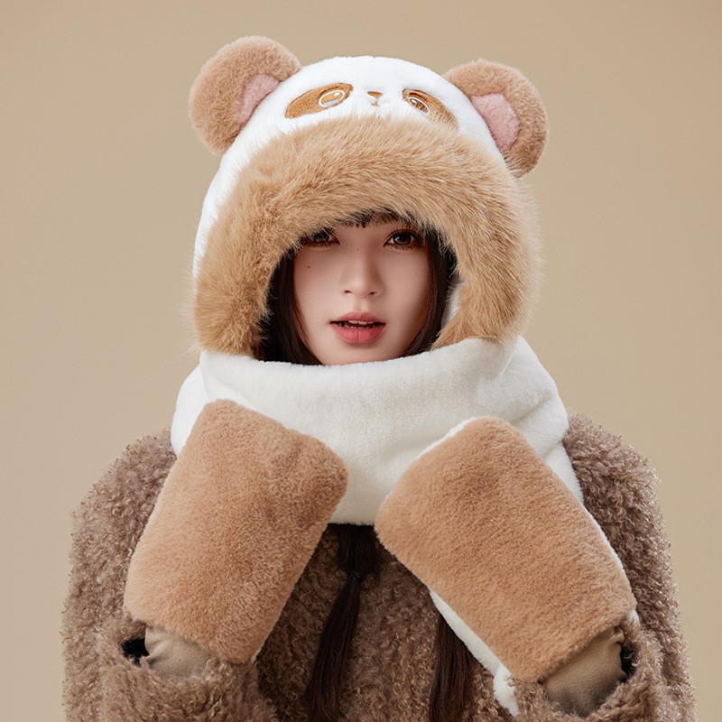 Winter Set Supplier - OEM Custom 3 in 1 Animal Ears