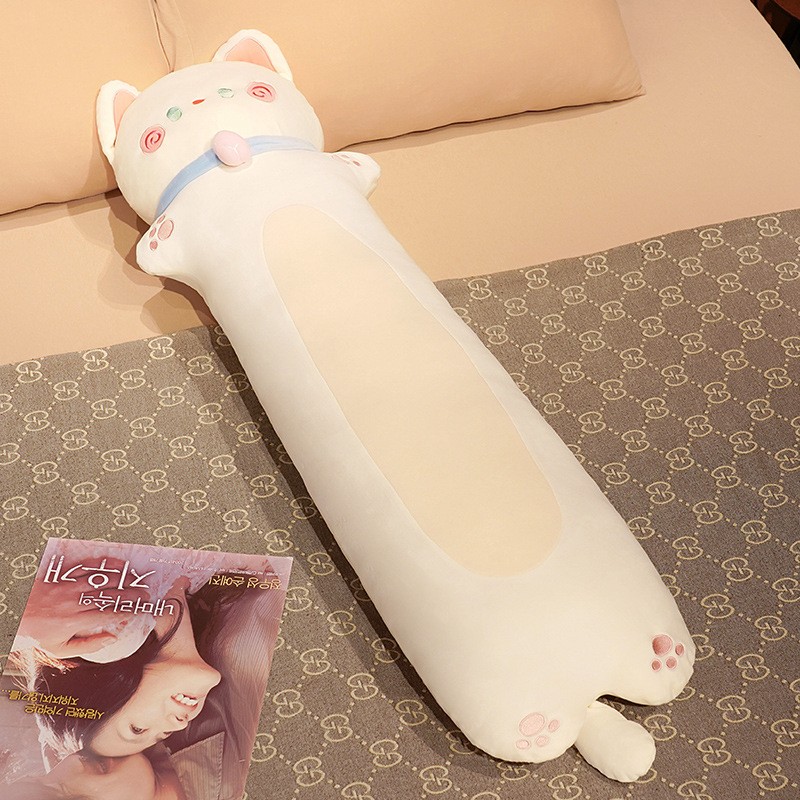 Cat Pillow Supplier - OEM Custom White Fluffy Design