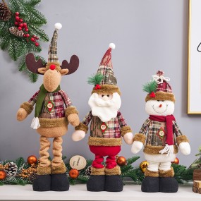 Christmas Doll Supplier - OEM Custom Santa Claus Elk