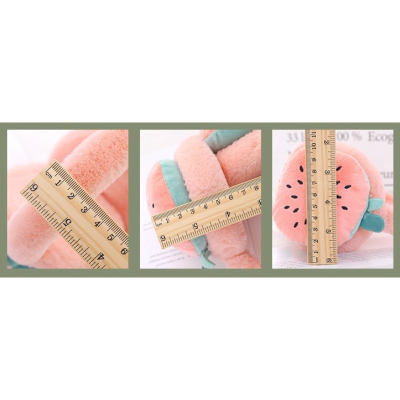 Plush Earmuffs Supplier - OEM Custom Foldable Fruit Design
