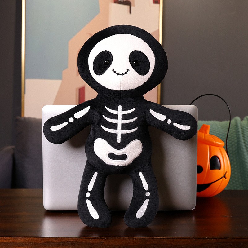 Skull Pumpkin Plush Supplier - OEM Custom Halloween Decor