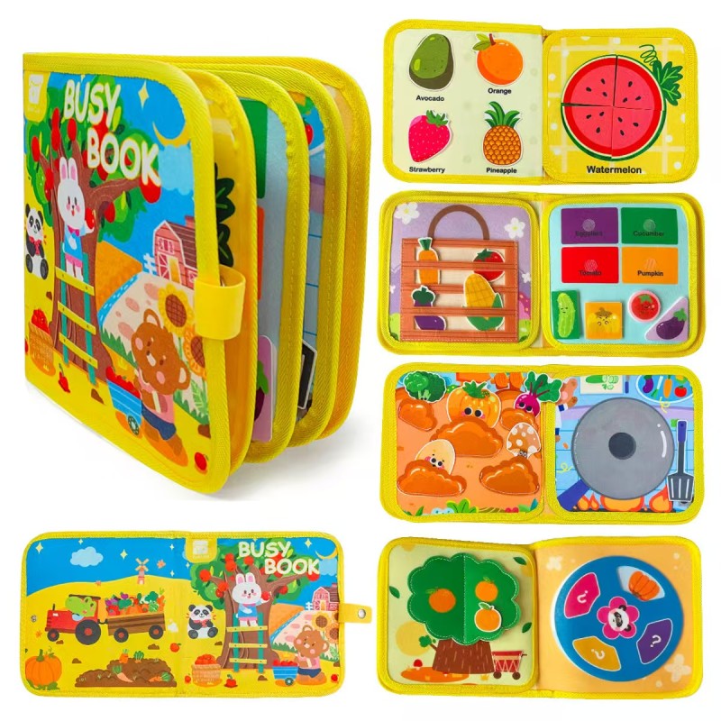 Cloth Book Supplier - OEM Custom Early Educational Toy
