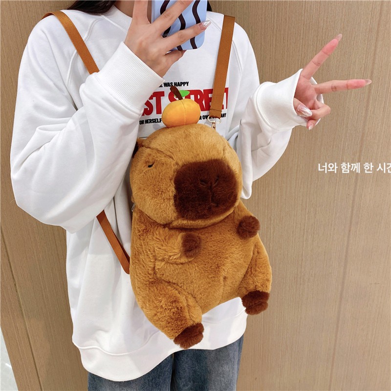 Plush Backpack Factory - Capybara Animal Doll Backpack