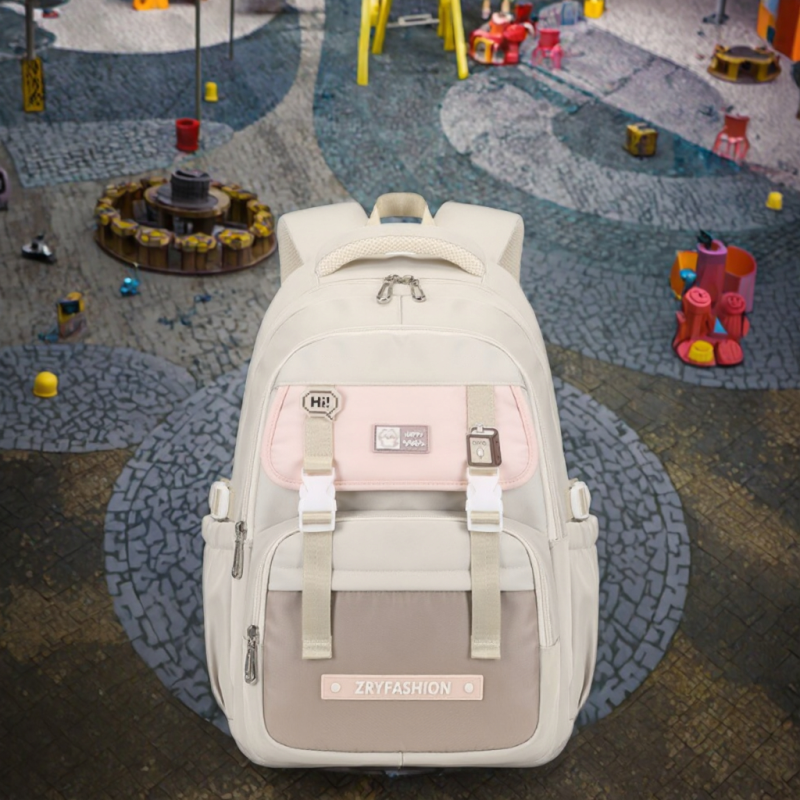 Bookbag Manufacturer - Cartoon Pattern Nylon School Backpack