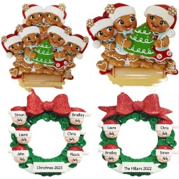 Snowman Ornament Factory - Resin Snowman Elk Ornament Set