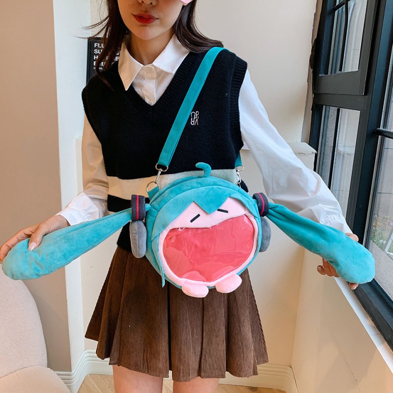 Crossbody Bag Manufacturer - Hatsune Big Mouth Smile Bag