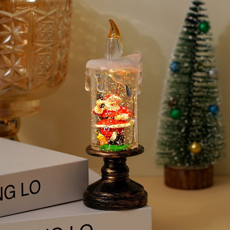 Christmas Decor Factory - PVC Candle Snowfall Lanterns