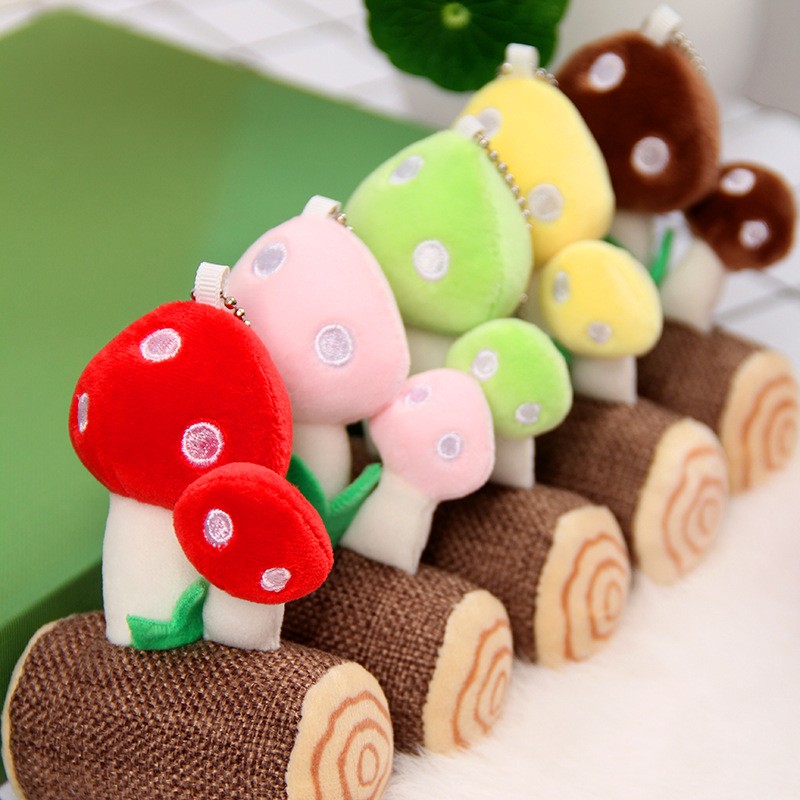 Umbrella Pendant Factory - Mushroom Furball Doll Red Umbrella