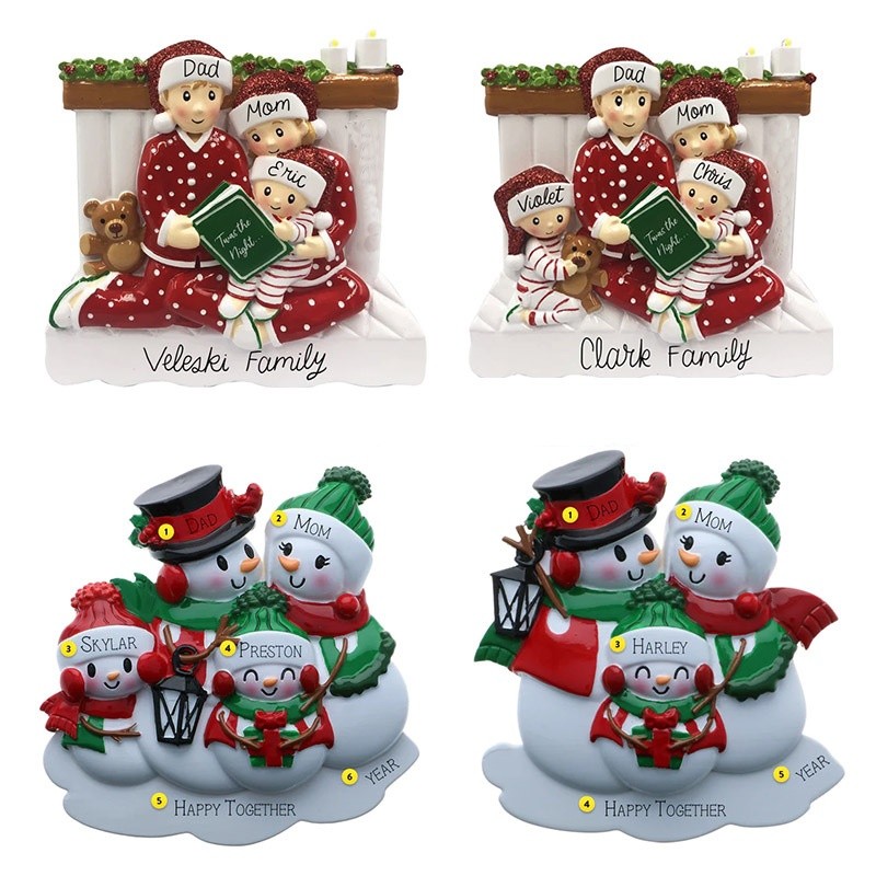 Resin Ornament Manufacturer - DIY Family Name Tree Decor