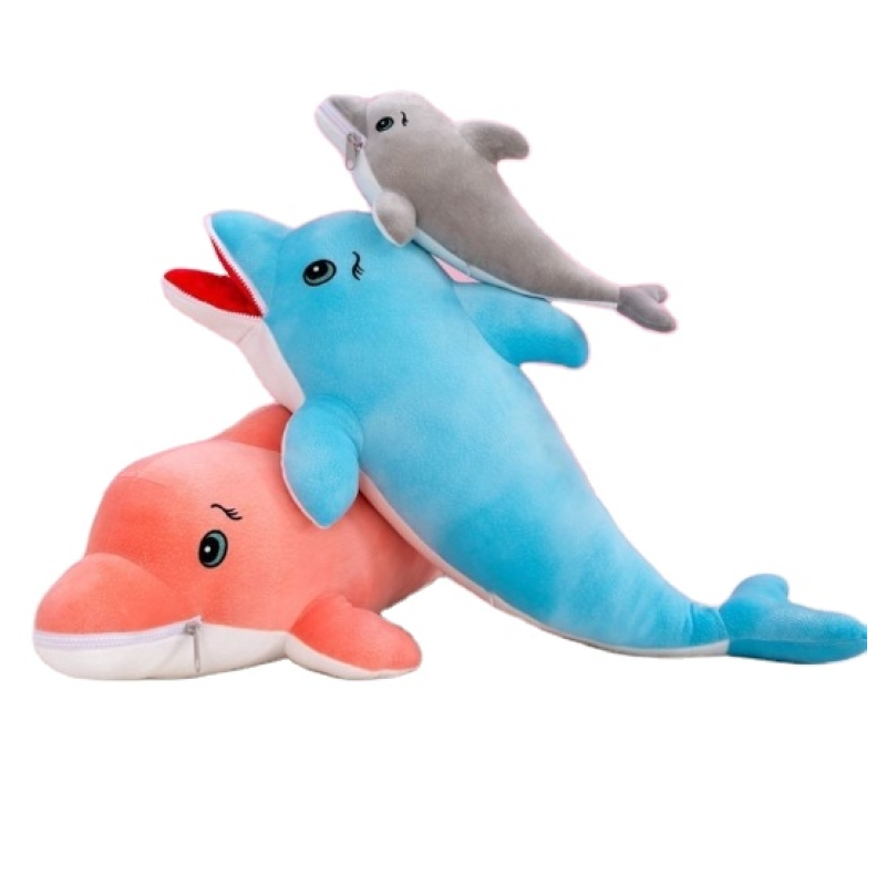 Plush Toy Factory - Large Blue Humpback Whale Pillow