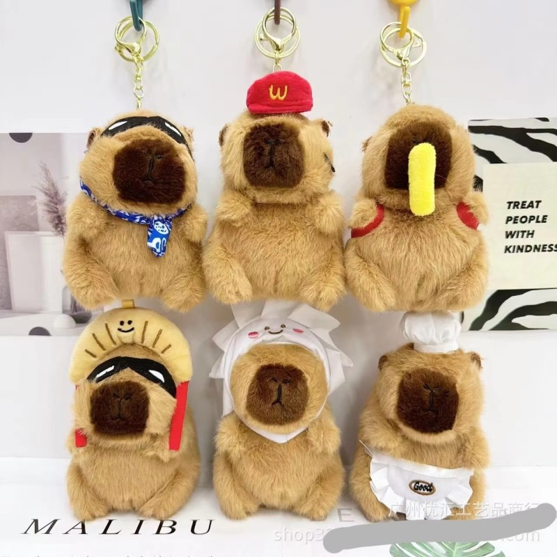 Keychain Factory - 12cm Capybara Singing Pendant