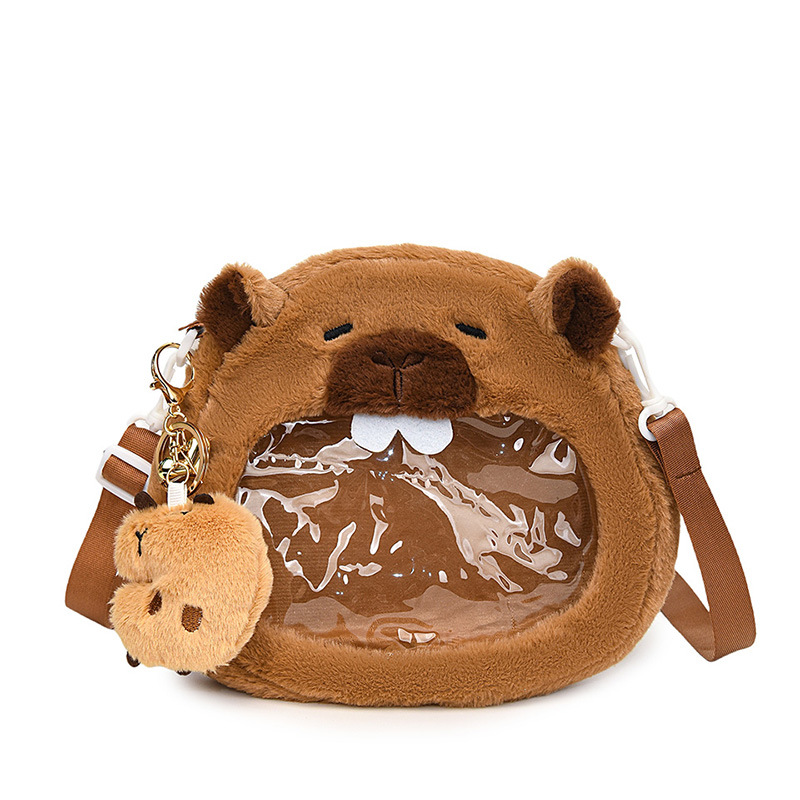 Crossbody Bag Manufacturer - Cute Transparent Capybara Pouch